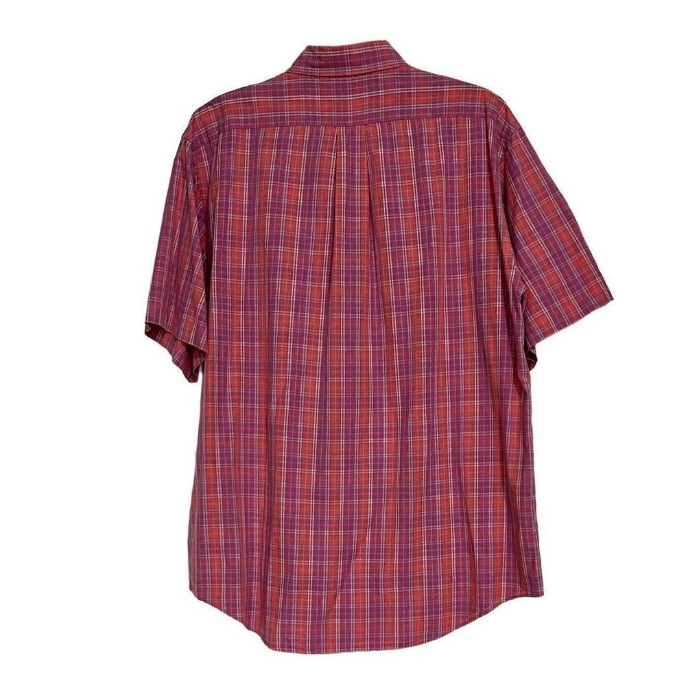 Daniel Cremieux Collection Men's Large Collared Button-Down Plaid Shirt - Picture 4 of 12